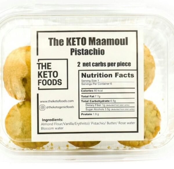 The Keto Pistachio Maamoul (2 net carbs per piece)