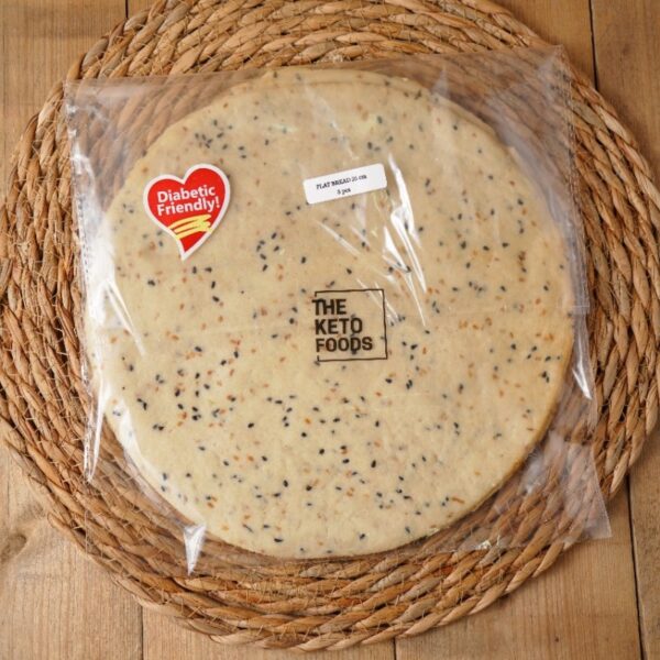 The Keto Flat Bread Big 25 cm (1.5 net carbs per piece)