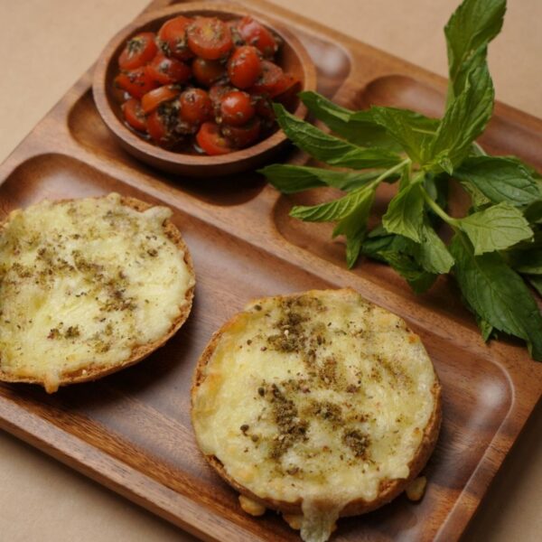 The Keto Bruschetta Cheese With Tomato & Basil