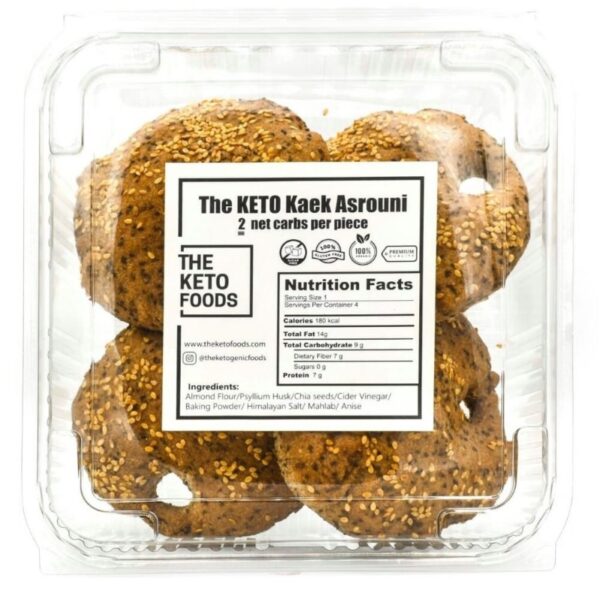 The Keto Kaek Asrouni (2 net carbs per piece)