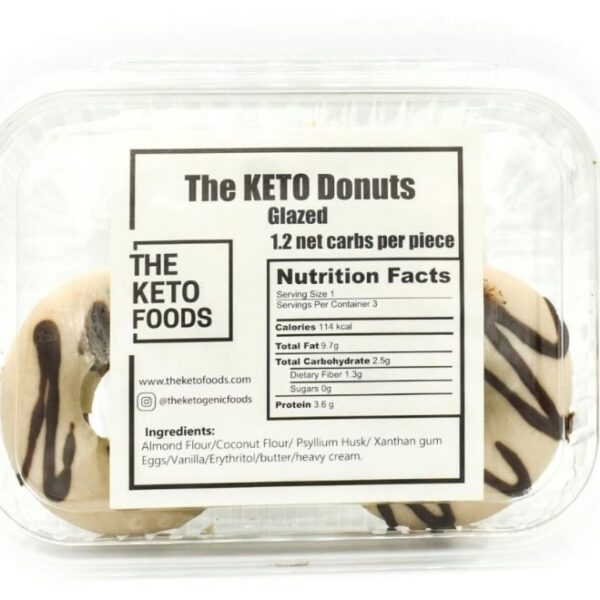 The Keto Glazed Donuts (1.2 net carbs per piece)