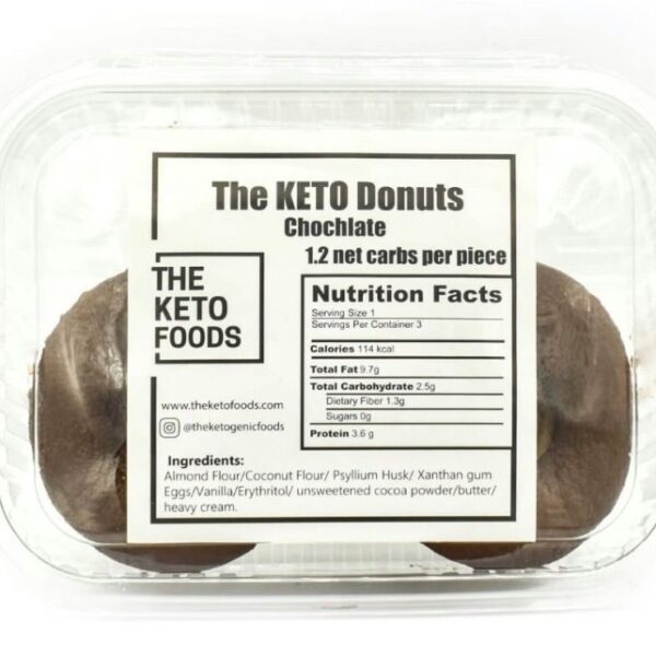 The Keto Chocolate Donuts (1.2 net carbs per piece)