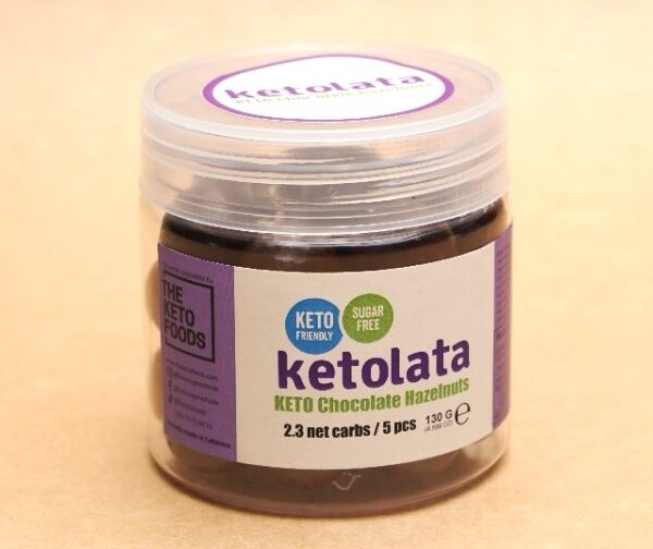 Ketolata Chocolate Hazelnuts (2.3 net carb per 5 pcs)