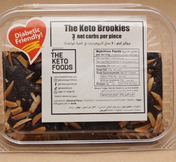 The Keto Brookies (3 net carbs per piece)
