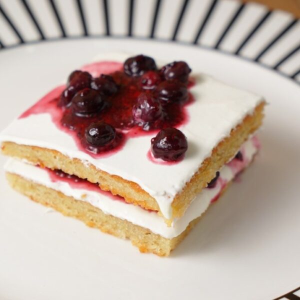 The Keto Blueberry Cake